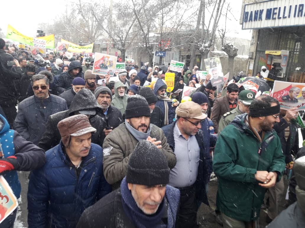 جلوه از شکوه حضور مردم ملایر+ عکس