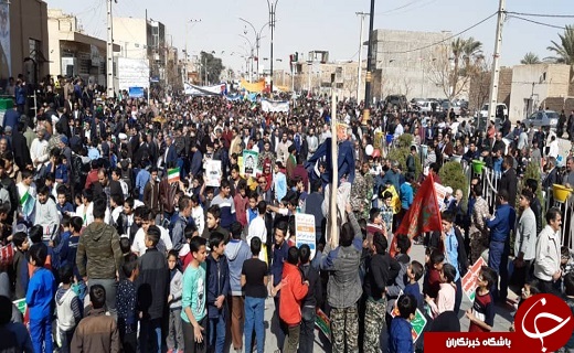 خروش انقلابی مردم شهرستان&zwnj;های استان یزد در راهپیمایی ۲۲ بهمن