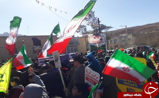 خروش انقلابی مردم شهرستان&zwnj;های استان یزد در راهپیمایی ۲۲ بهمن
