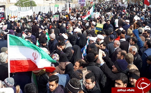 حضور گسترده و باشکوه مردم قم در جشن ۴۱ سالگی انقلاب+تصاویر
