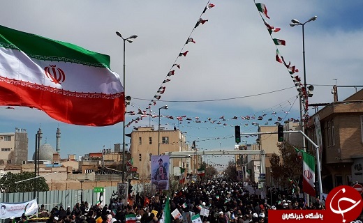 حضور گسترده و باشکوه مردم قم در جشن ۴۱ سالگی انقلاب+تصاویر