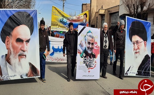 حضور گسترده و باشکوه مردم قم در جشن ۴۱ سالگی انقلاب+تصاویر