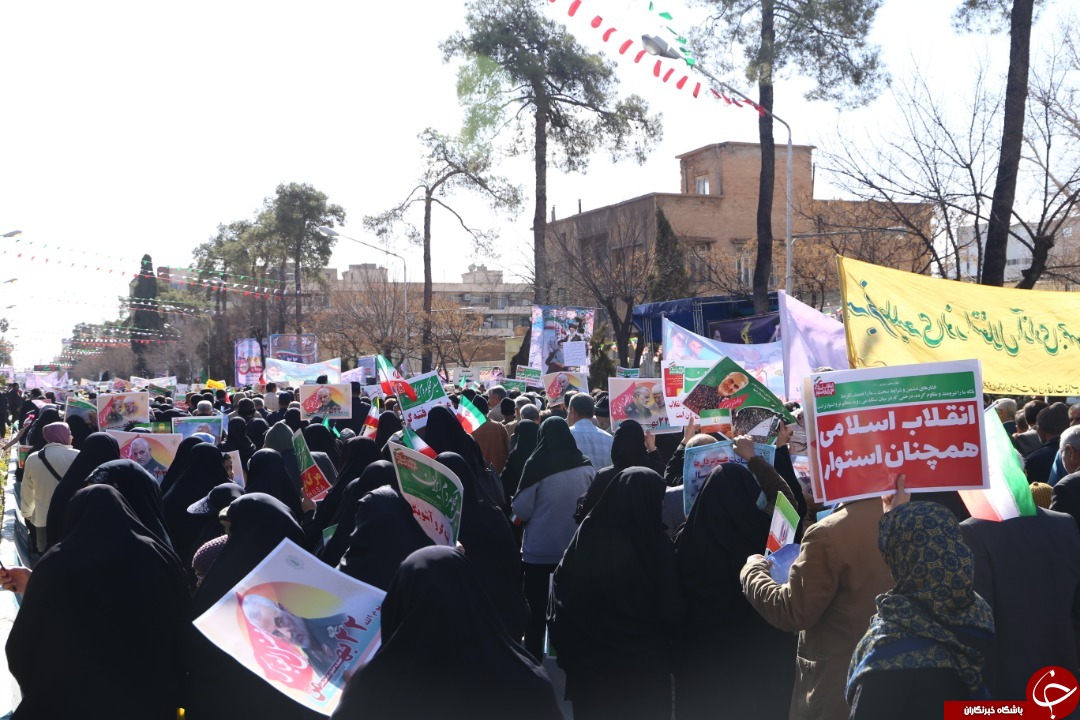 فارس به پاس پیروزی انقلاب در ۲۲ بهمن و به یاد سردار دل&zwnj;ها به پا خواست + تصاویر