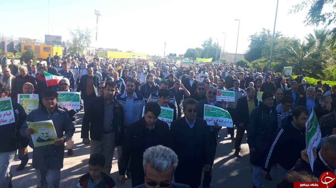 عکس&zwnj;ها و حاشیه&zwnj;های راهپیمایی ۲۲ بهمن ۹۸ در نقاط مختلف استان بوشهر