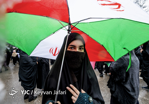 راهپیمایی ۲۲ بهمن ساری به روایت تصاویر
