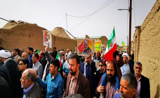 خروش انقلابی مردم شهرستان&zwnj;های استان یزد در راهپیمایی ۲۲ بهمن به روایت تصویر