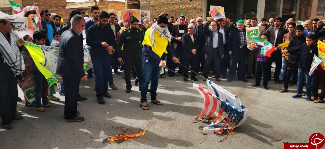 خروش انقلابی مردم شهرستان&zwnj;های استان یزد در راهپیمایی ۲۲ بهمن به روایت تصویر