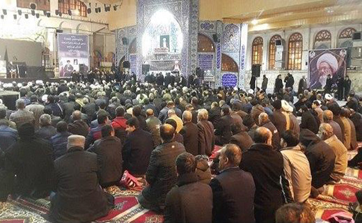 مراسم وداع با پیکر پاک آیت الله طبرسی در ساری برگزار شد
