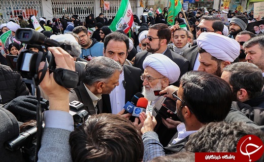 جلوه هایی از شکوه حضور حماسی مردم قم+تصاویر