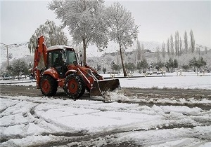 برف روبی بیش از هزار و ۶۰۰ کیلومتر از معابر شهر قزوین