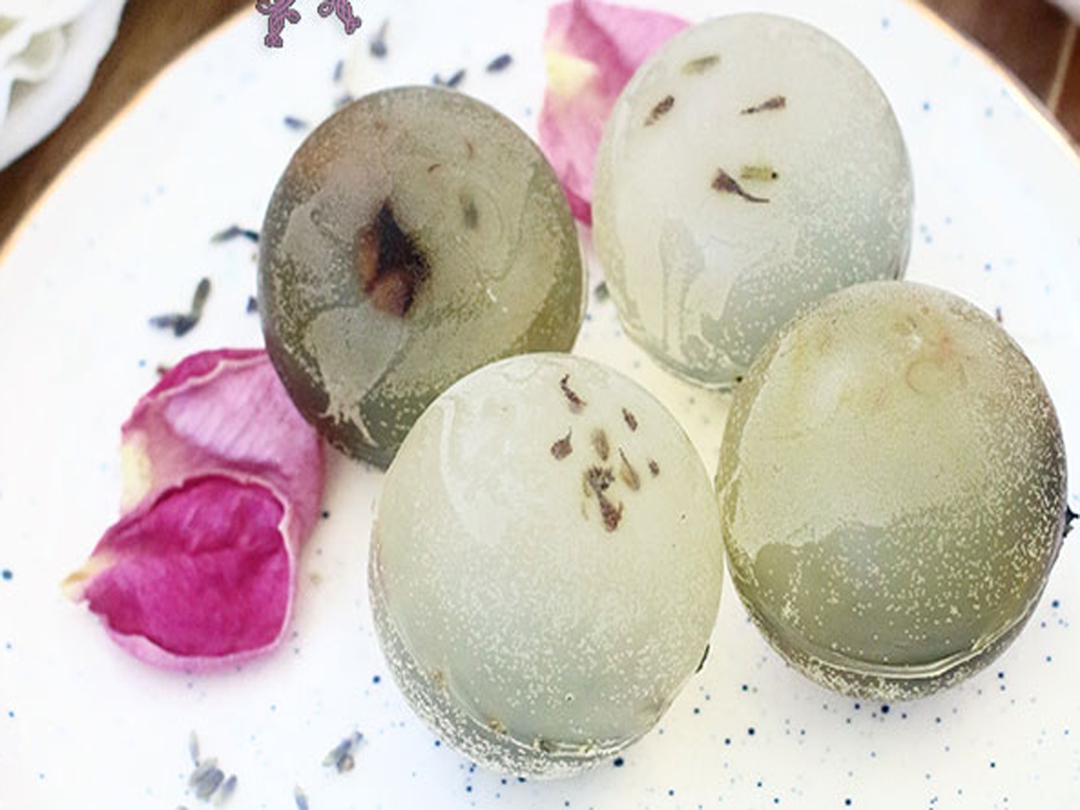 ساخت صابون خانگی با گل خشک
