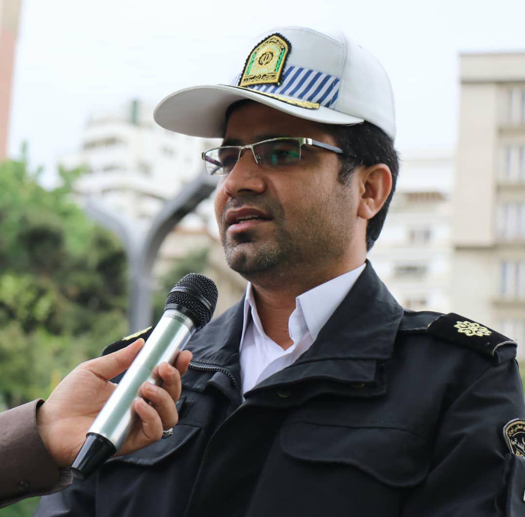 توضیحات پلیس درباره اصلاح هندسی مسیر شرق به غرب بزرگراه شهید خرازی قبل از پل آزادگان
