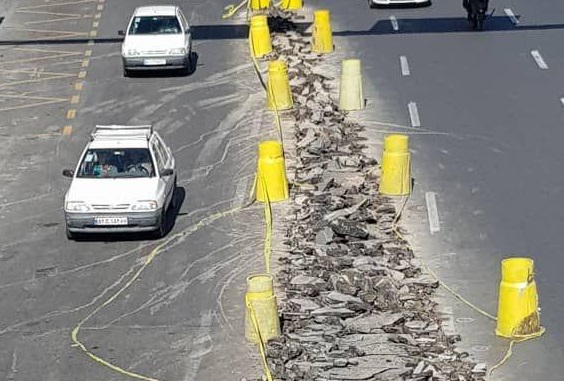 برطرف شدن یکی از نقاط حادثه خیز منطقه ۱۰