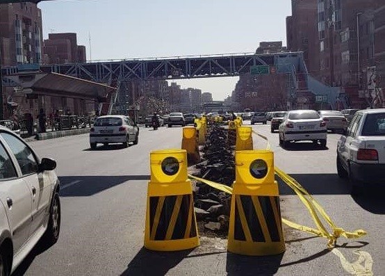 برطرف شدن یکی از نقاط حادثه خیز منطقه ۱۰