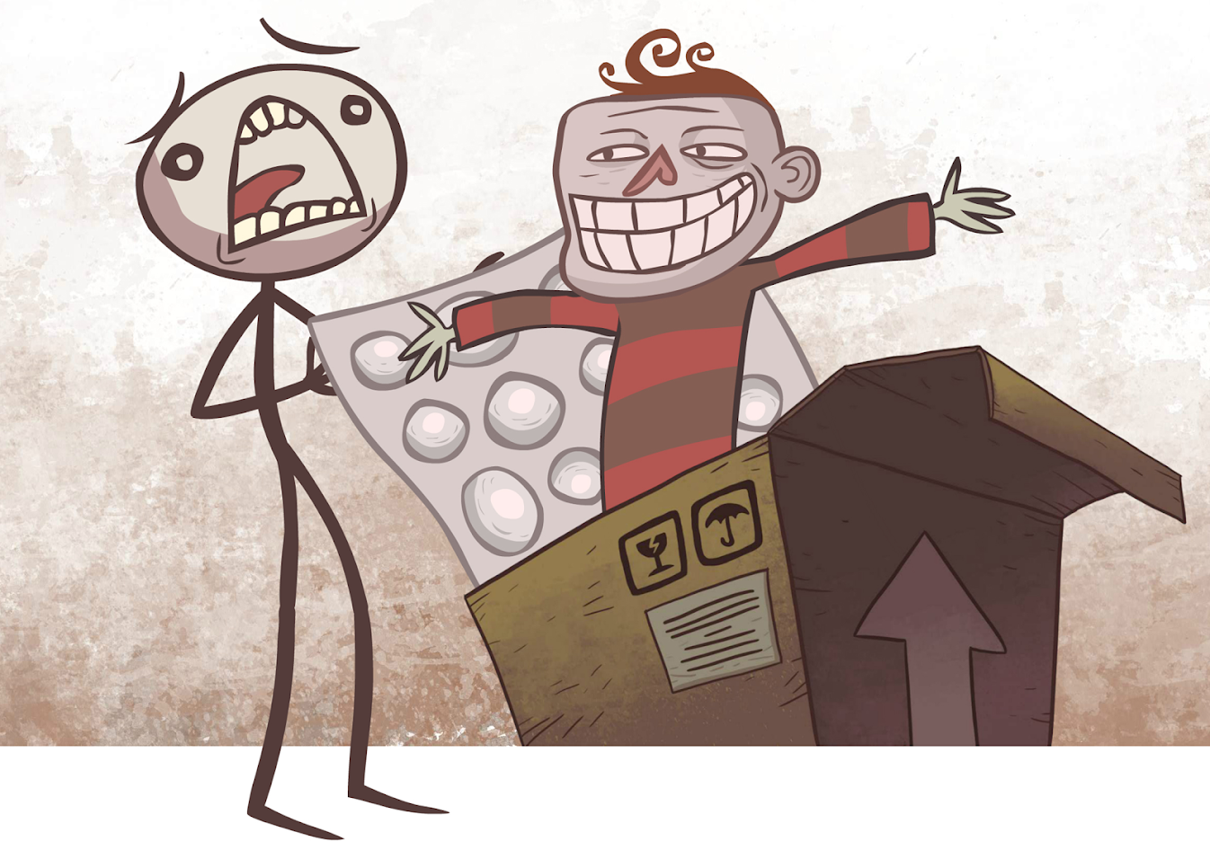 دانلود بازی Troll Face Quest: Unlucky 2.0.3 - بازی پازل 