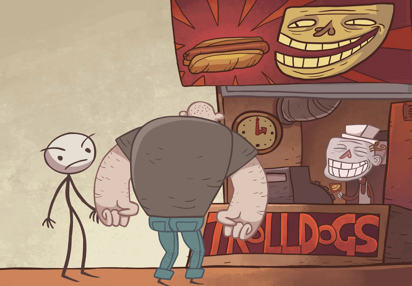 دانلود بازی Troll Face Quest: Unlucky 2.0.3 - بازی پازل 