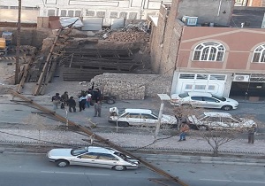 مجری ذیصلاح نبود، تیرآهن سقوط کرد