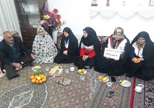 خدمات دهی داوطلبان جمعیت هلال احمر قزوین در مناطق محروم