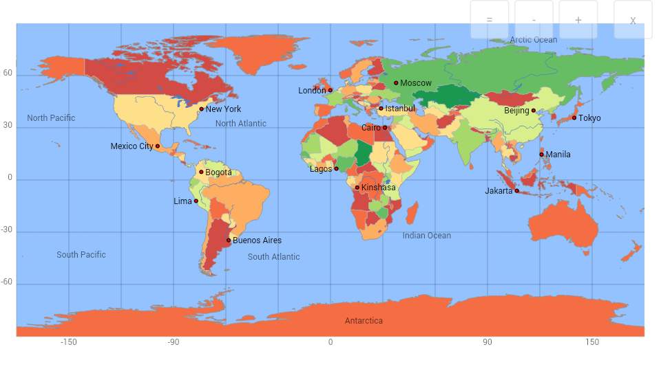 دانلود World atlas & map MxGeo Pro 6.2.93 نرم افزار اطلس و نقشه کامل جهان اندروید