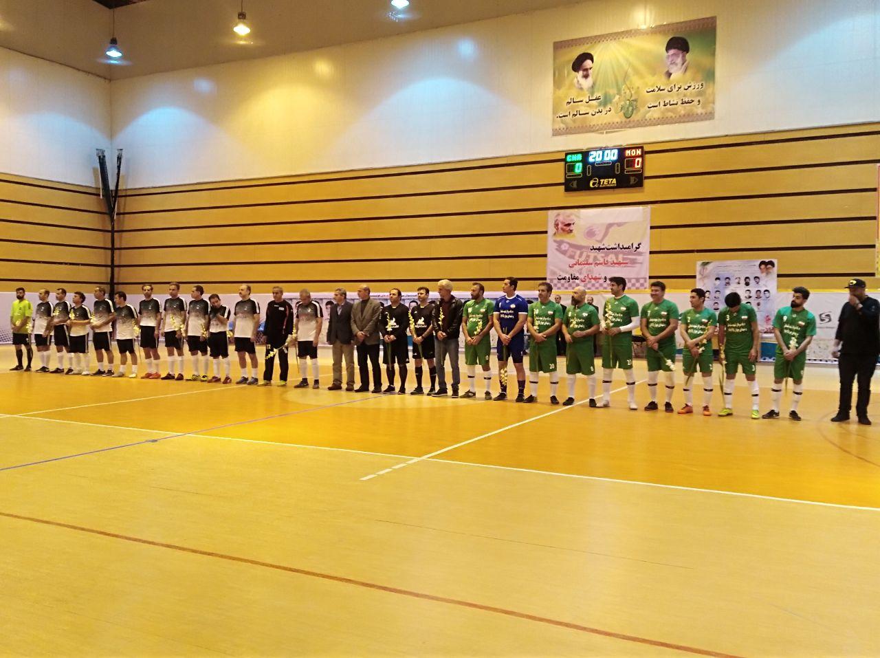 پیروزی منتخب پیشکسوتان تیم ملی مقابل شهدای چوار