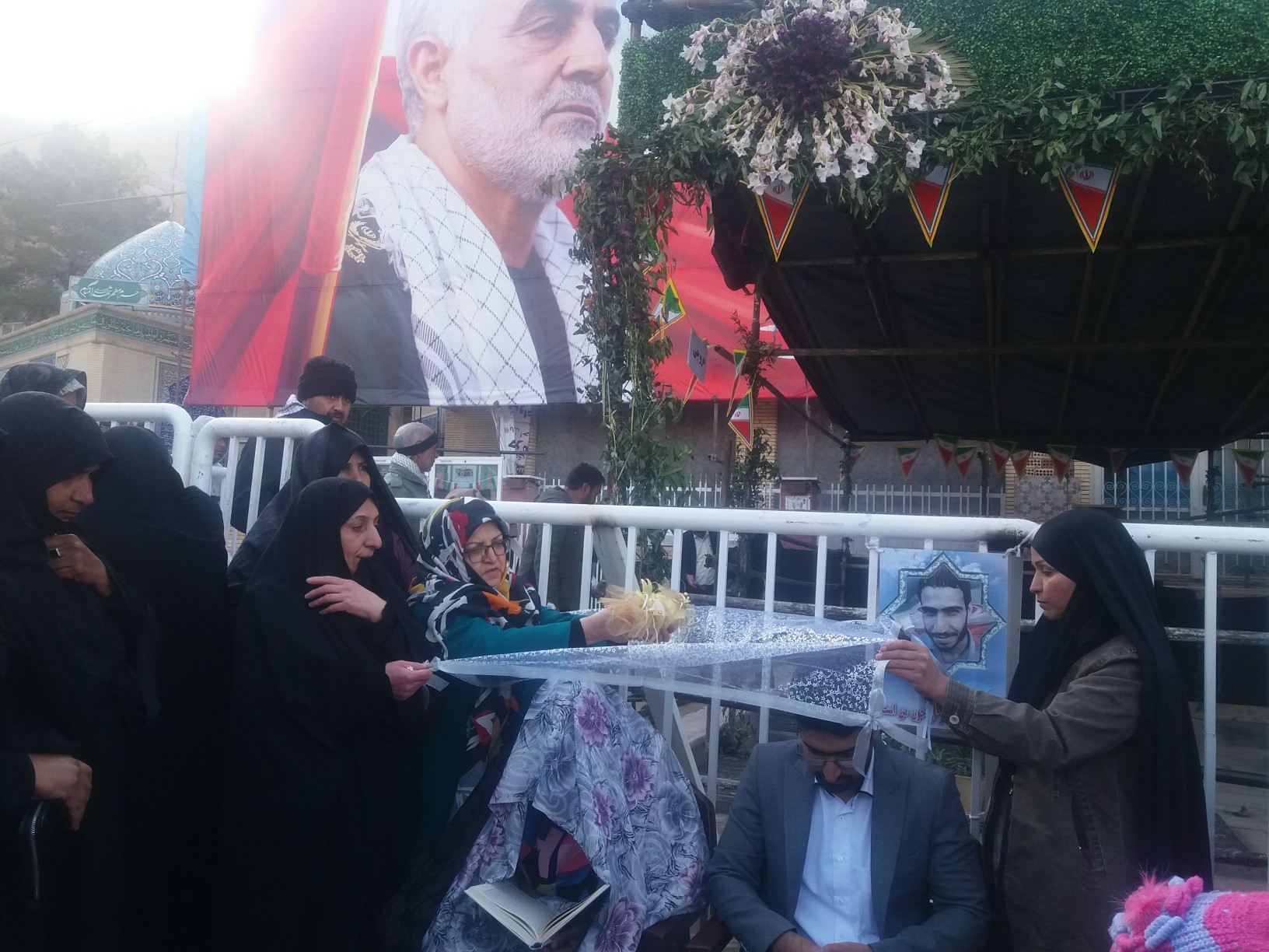 آغاز زندگی مشترک در جوار آرامگاه سردار سلیمانی
