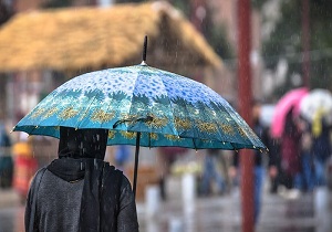 رفت و آمد باران در آسمان خوزستان
