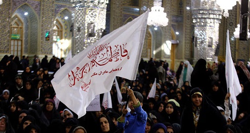 جشن مادران مکتب سلیمانی در حرم مطهر رضوی برگزار شد