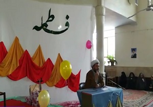 مراسم ولادت حضرت زهرا (س) در روستای «نسر» + فیلم