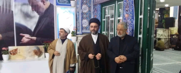 دیدار با خانواده جانباختگان و خوشامدگویی آیت الله حکیم در کرمان