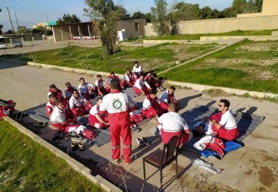 برگزاری دوره بازآموزی طرح امداد و نجات نوروزی هلال احمر ایلام