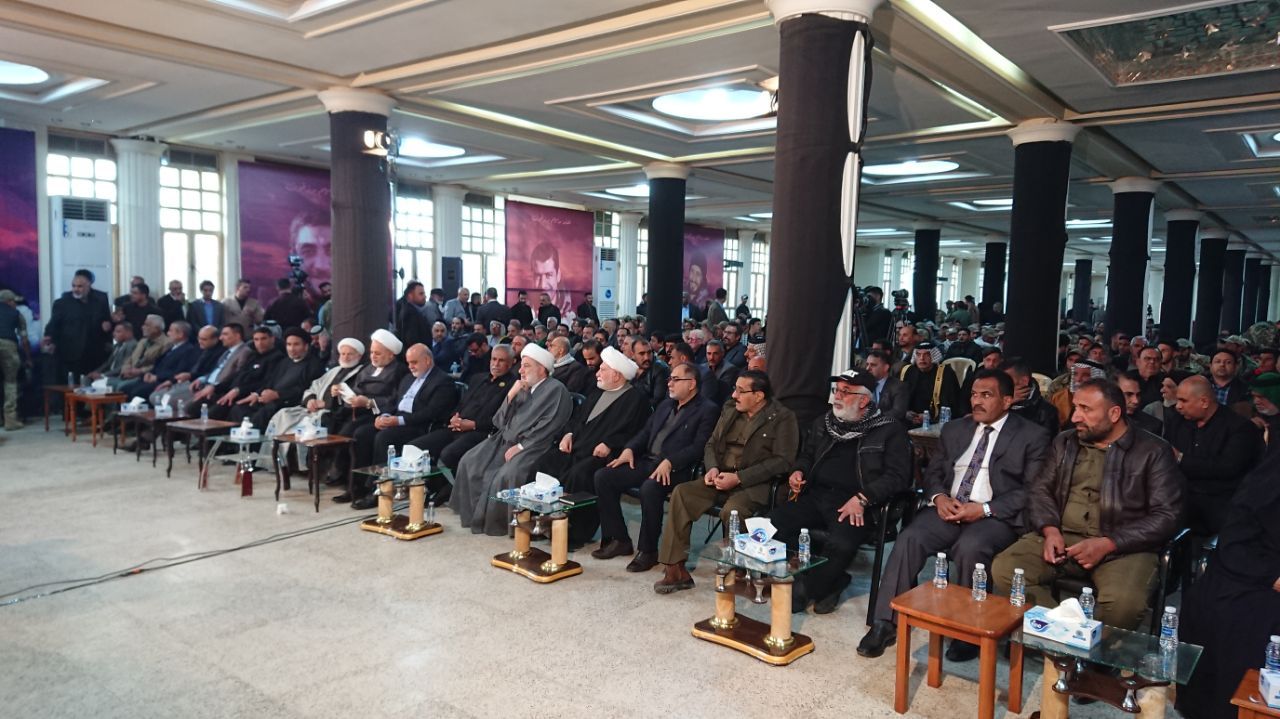 مراسم چهلم سردار سلیمانی در عراق برگزار شد