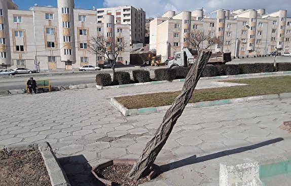 هیچ درختی در پارک ۲۸ دی آبیدر قطع نشده است