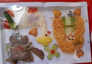 برگزاری جشنواره غذای سالم در نافچ