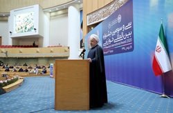 سخنرانی رئیس جمهوری در جشنواره بین&zwnj;المللی خوارزمی آغاز شد