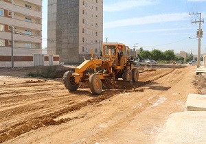 آغاز عملیات زیرسازی معابر محلات اهواز در آستانه سال جدید