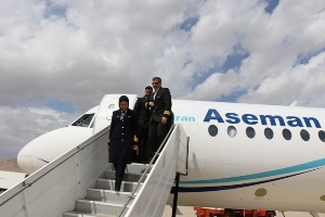 پرواز شرکت هواپیمایی آسمان باطل اعلام شد.