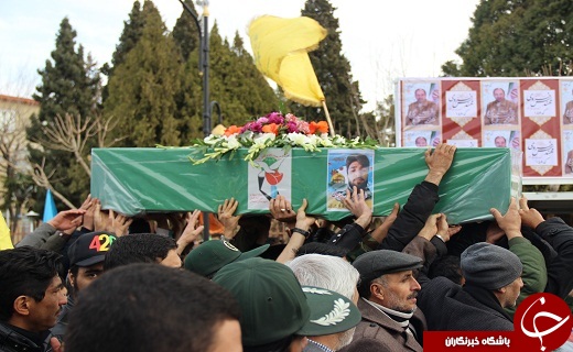 شهید مدافع حرم در سمنان تشییع شد شهید مدافع حرم در سمنان تشییع شد