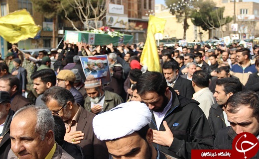 شهید مدافع حرم در سمنان تشییع شد شهید مدافع حرم در سمنان تشییع شد