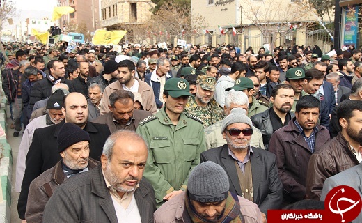 شهید مدافع حرم در سمنان تشییع شد شهید مدافع حرم در سمنان تشییع شد