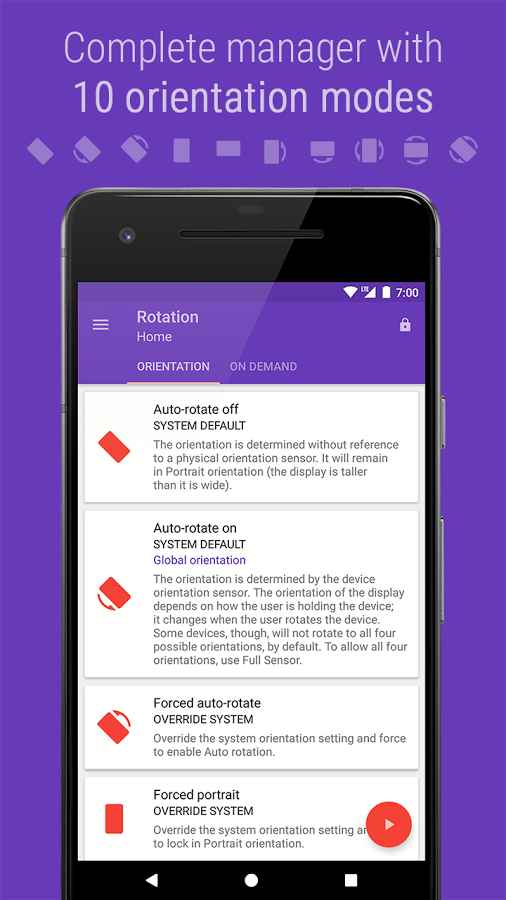دانلود Rotation - Orientation Manager Full 14.3.3 - برنامه مدیریت حالت صفحه نمایش VideoShow