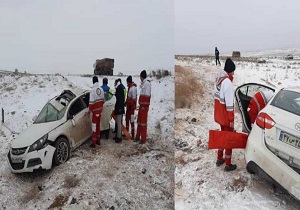 امدادرسانی هلال احمر به ۳۷۵ حادثه دیده در ۶۸ مأموریت امدادی