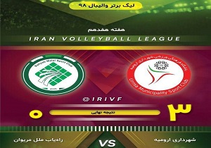 ناکامی بلندقامتان راه یاب ملل مریوان برابر شهرداری ارومیه