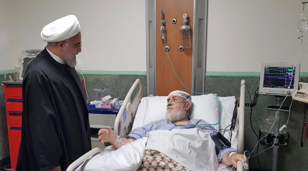 عیادت روحانی از شهیدی