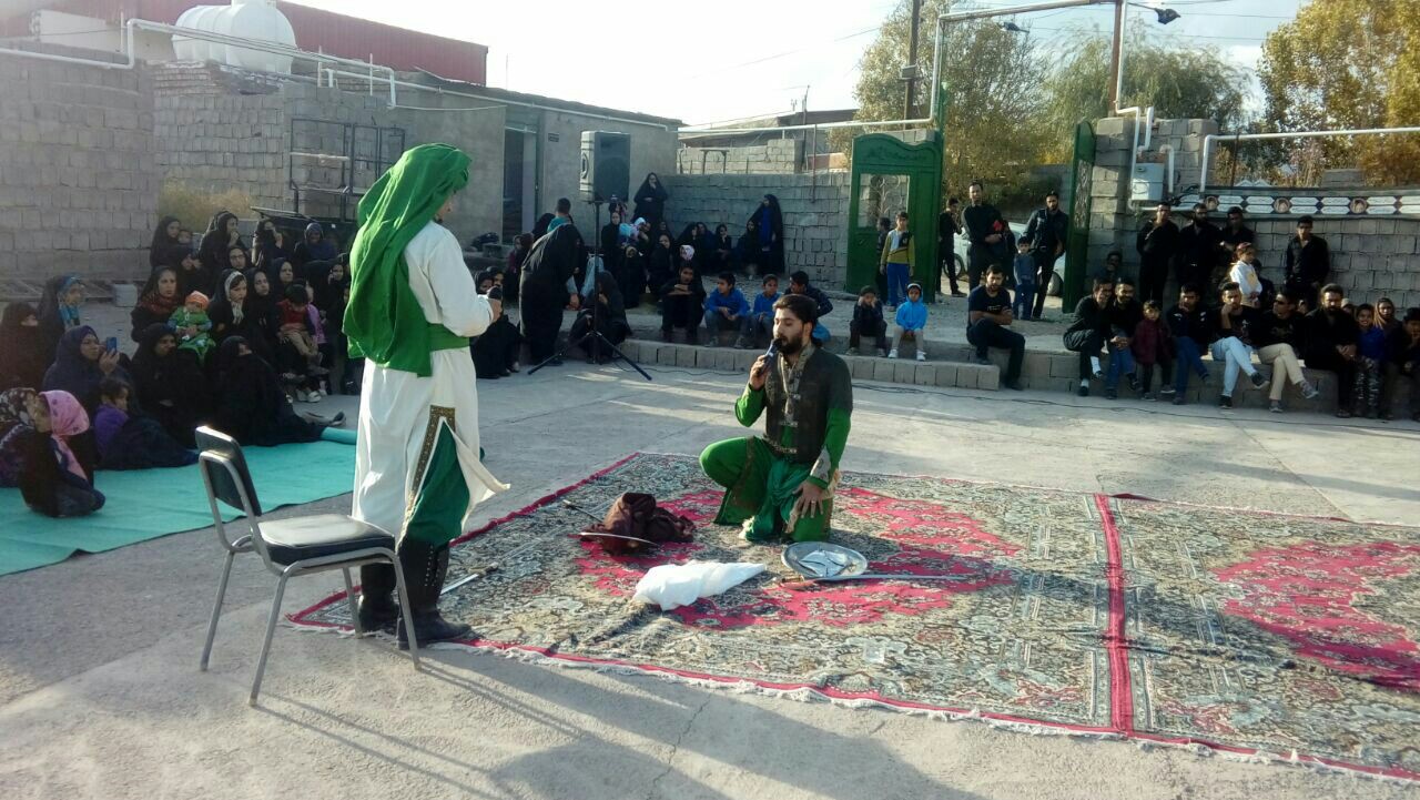مزار شهدا مقاومت، میزبان اجرای تعزیه