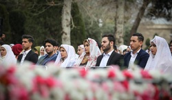 مراسم ازدواج دانشجویی مایه قوت قلب جوانان برای تشکیل زندگی