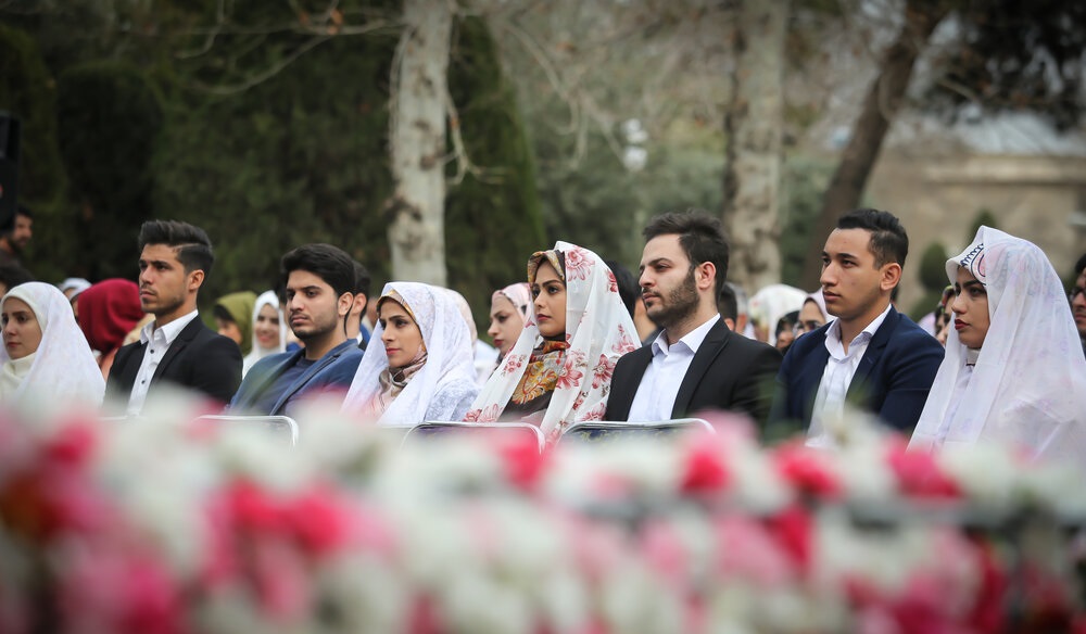 مراسم ازدواج دانشجویی مایه قوت قلب جوانان برای تشکیل زندگی