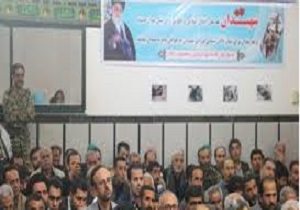 یادواره شهدا با حضور جانشین قرارگاه همزه سیدالشهدای سپاه