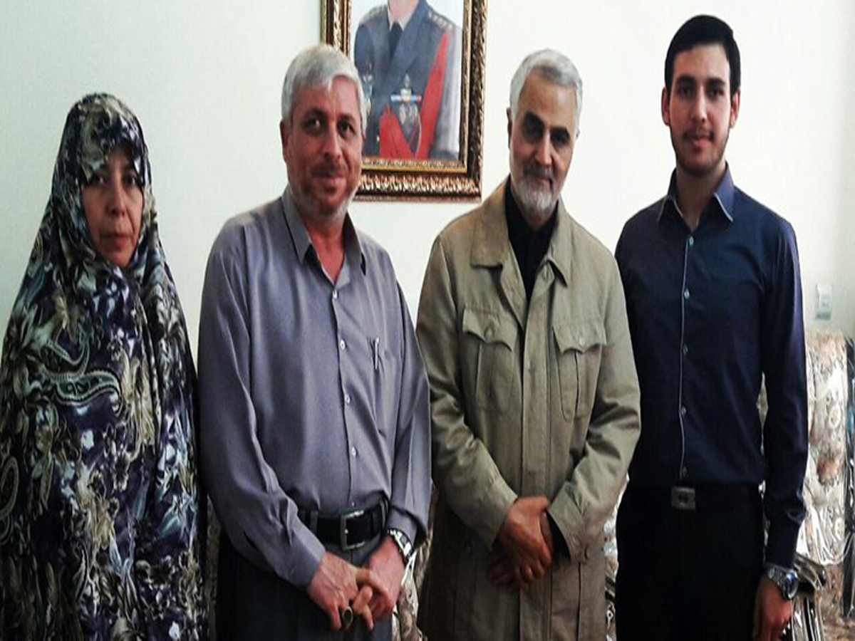 پدر شهید:حاج قاسم می‌خواست دوبار شهید شود + تصاویر