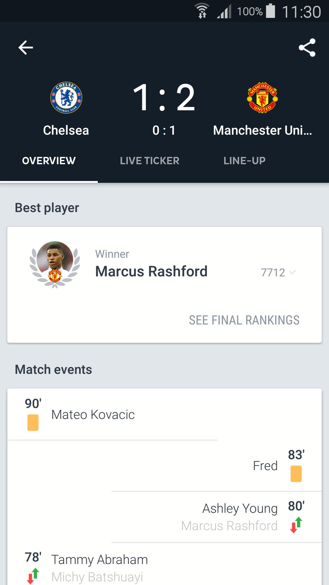 دانلود Onefootball v11.19.0.448 - نرم افزار نمایش نتایج فوتبال