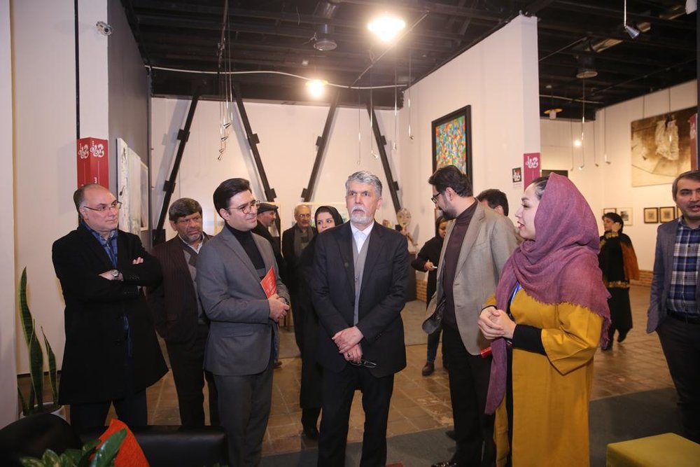 وزیر فرهنگ و ارشاد اسلامی از جشنواره تجسمی فجر بازدید می کند